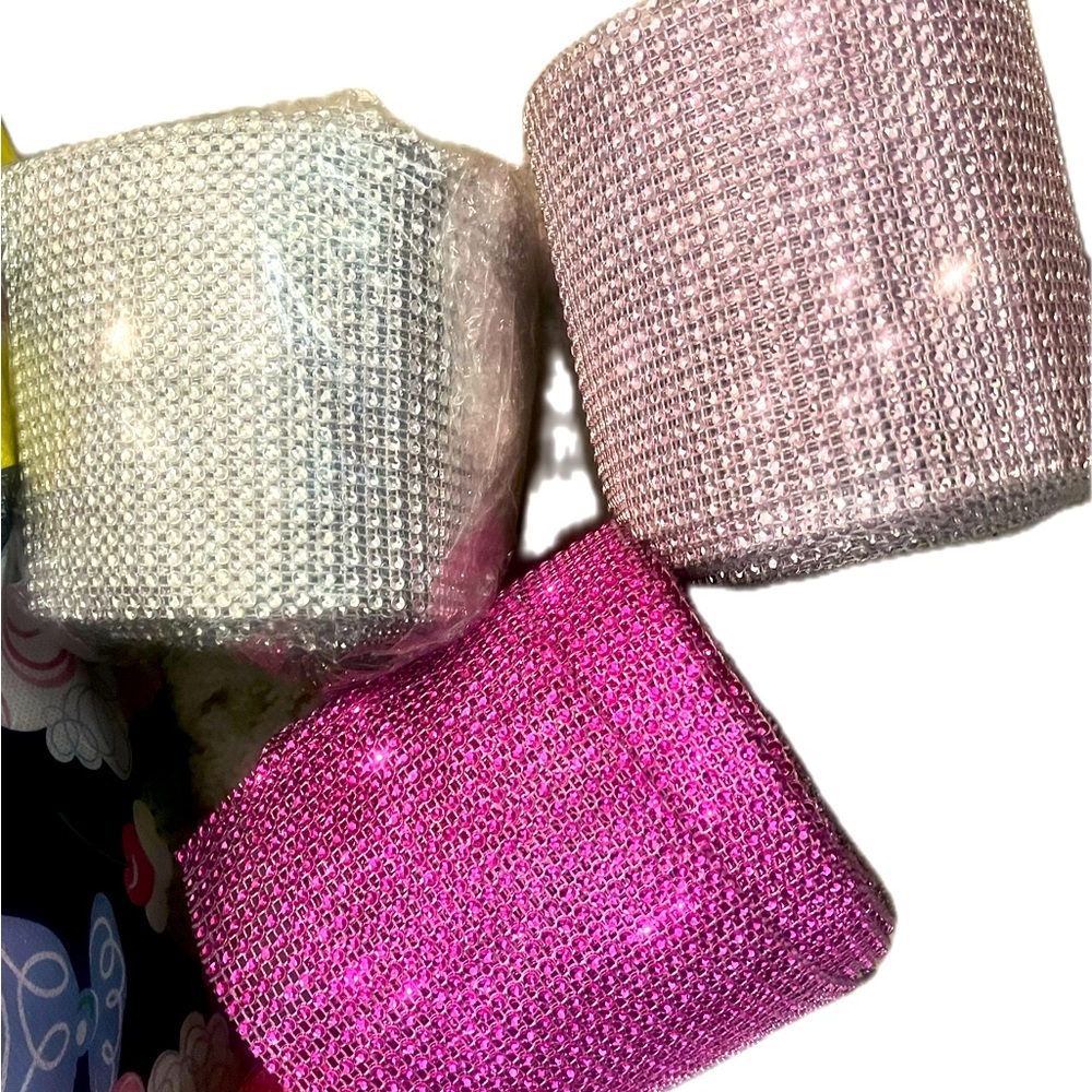 Rhinestone Mesh Roll